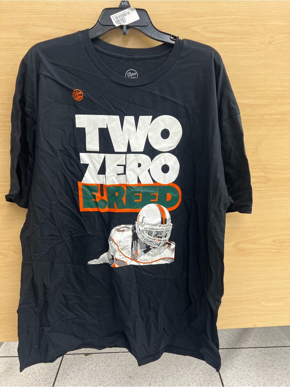 Two Zero E.Reed Graphic Short Sleeve Tee - Black/Orange